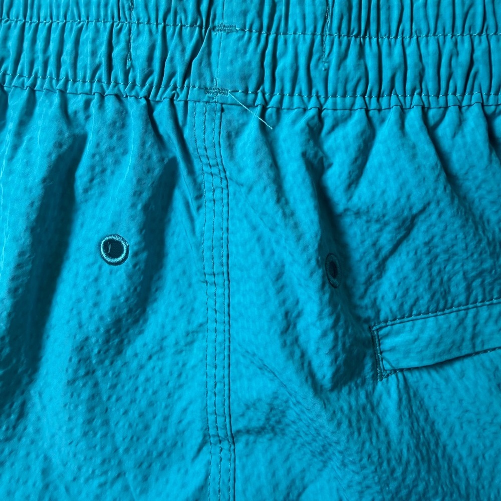 New Venroy Curved Hem Swim Men’s Short Aqua Blue L - Picture 9 of 16